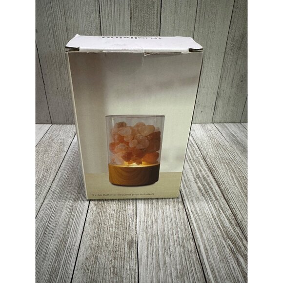 Trueliving Himalayan Rock Salt Lamp Warm Light LED with Box Home Decor - Picture 4 of 10